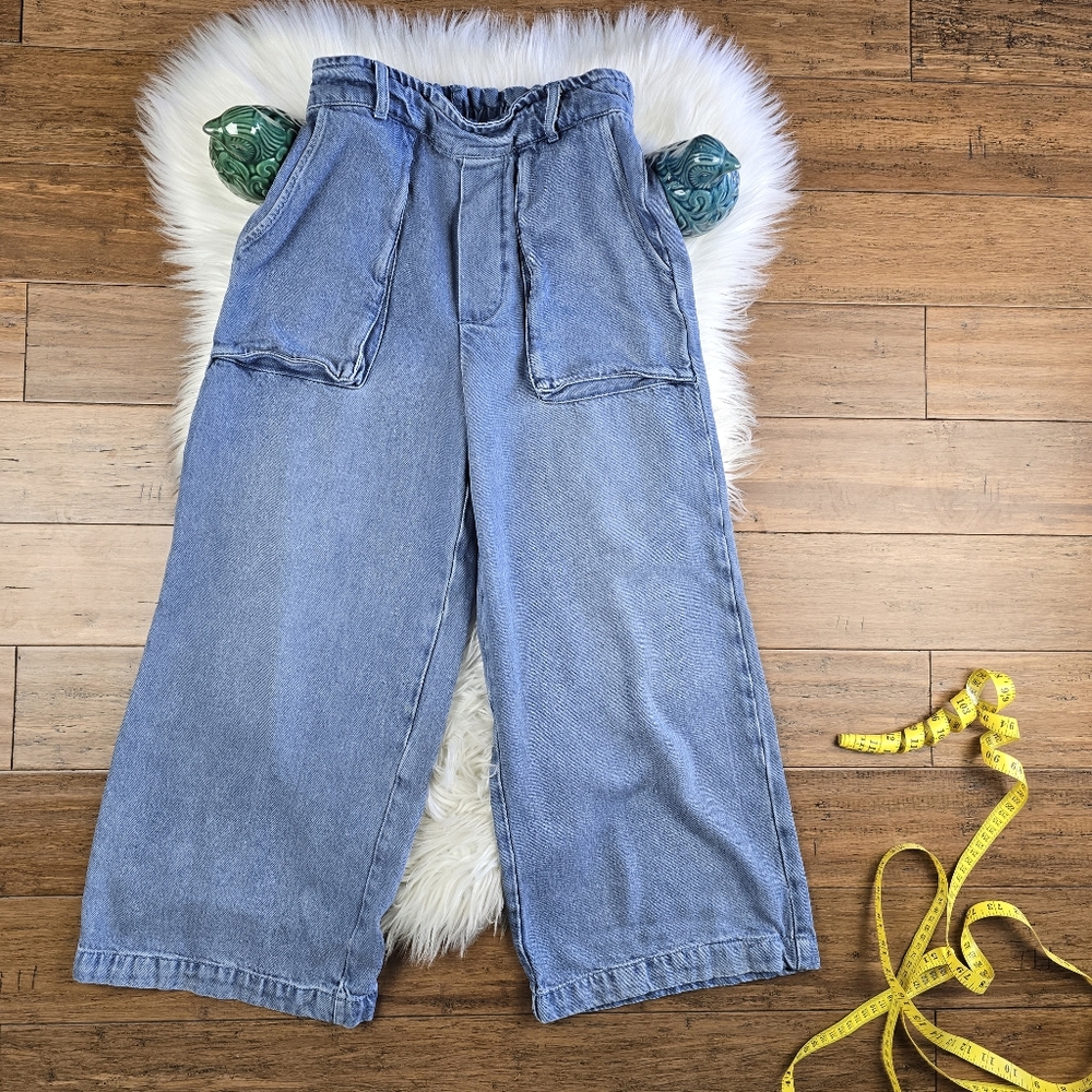 YFB Young fabulous and broke wide leg jeans size large